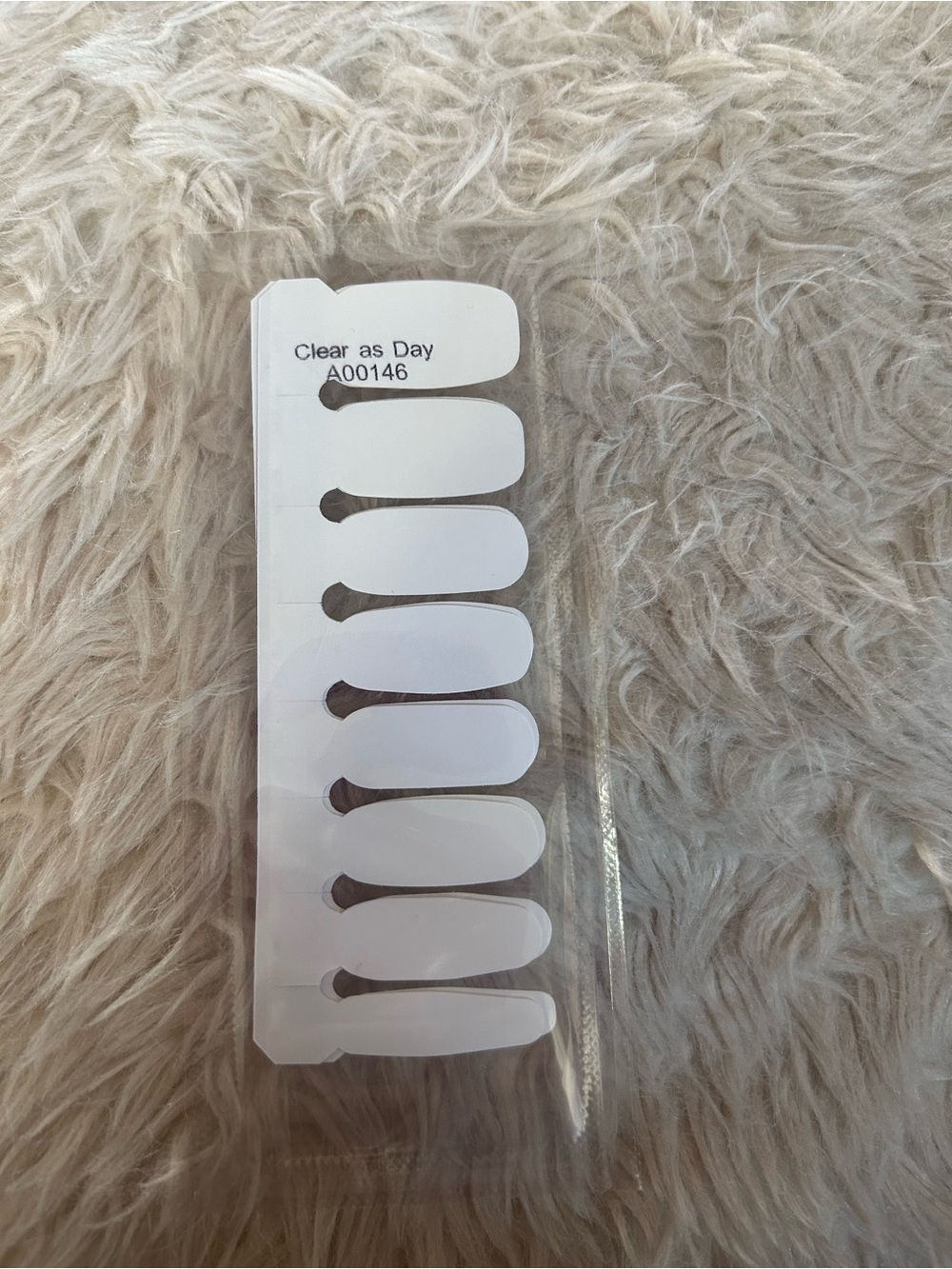 Color Street Nail Polish Strips- Clear As Day - Picture 2 of 2
